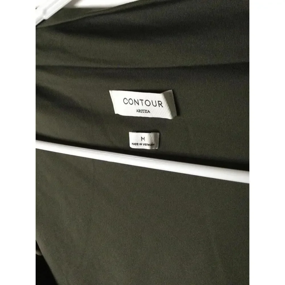 Aritzia Contour Olive Green Sleeveless Top, Size M - Picture 2 of 7